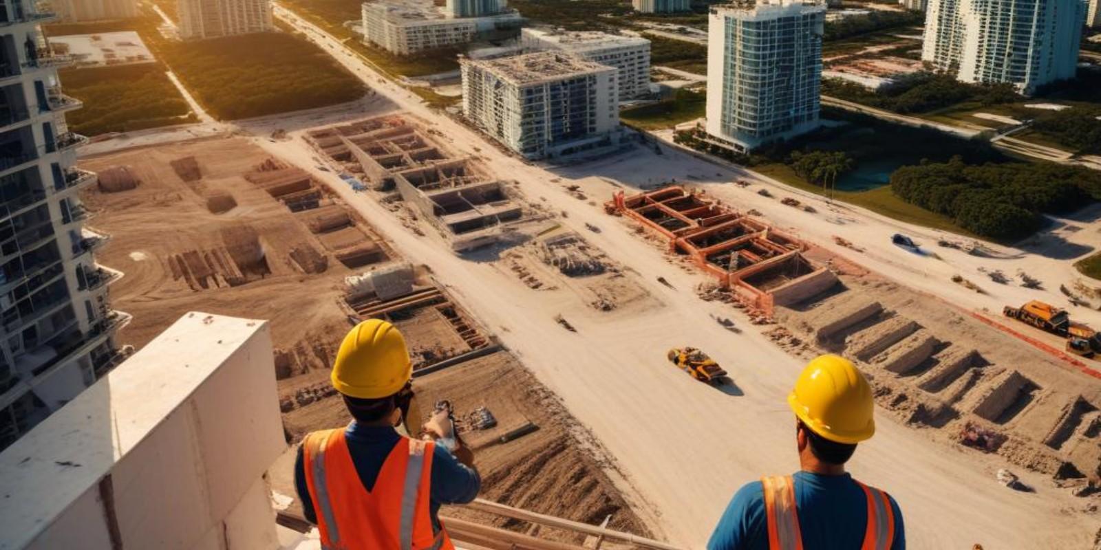 Tiempo de construcción de proyectos en Miami